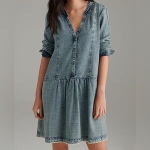 Anthropologie Denim Longsleeve dress, size 10, NWT